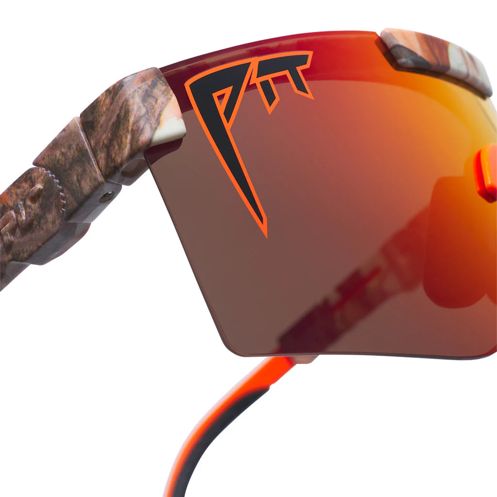 Pit Viper The Actual Bush Original 2.0 HDPV Gepolariseerde Gouden Zonnebril