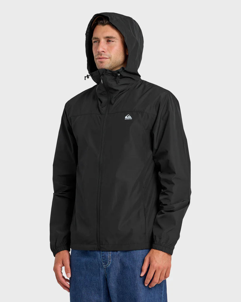 Quiksilver Overcast Windbreaker Jacket - Black