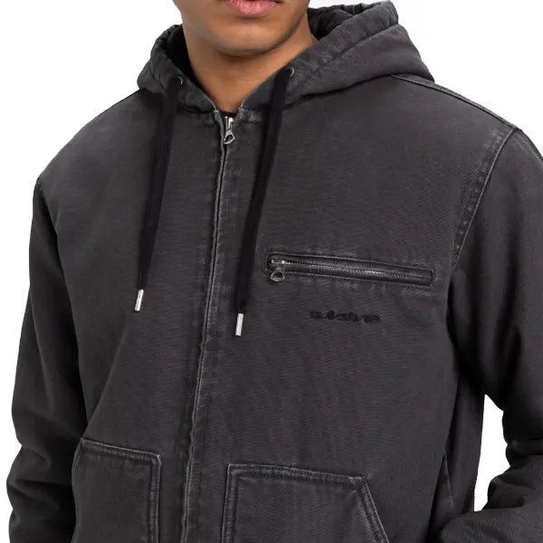 Veste à Capuche Isolée Quiksilver Straight Out - Tarmac