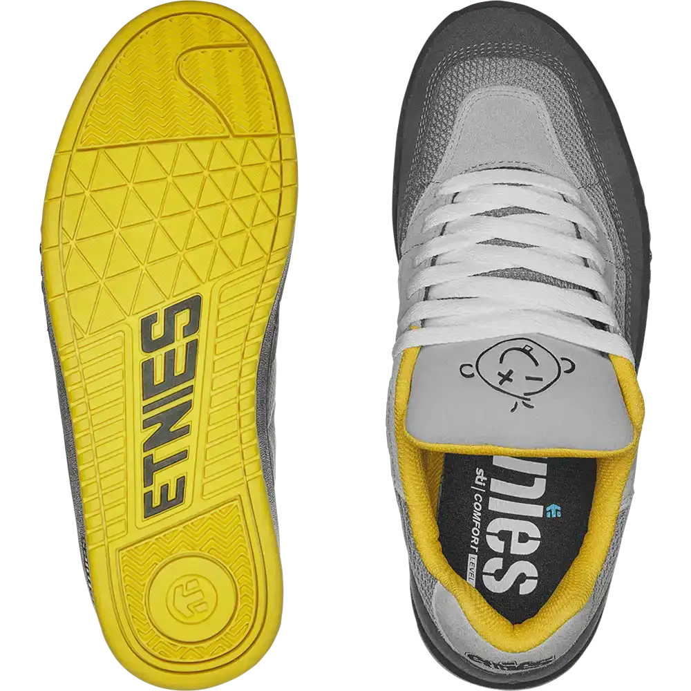 Etnies Snake - Grey/Grey/Yellow