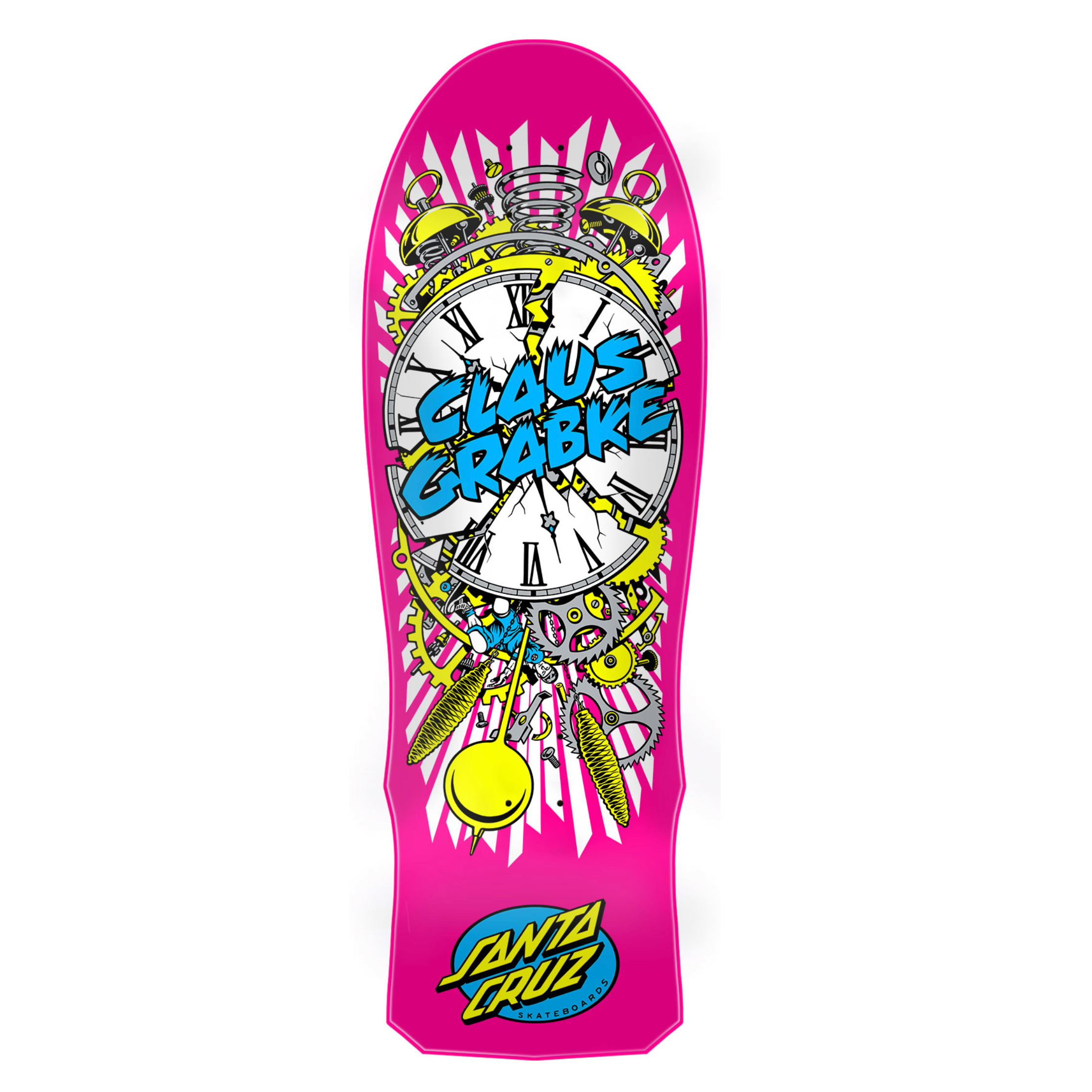 Grabke Exploding Clock Réédition Planche de skateboard 10,04 po x 29,83 po