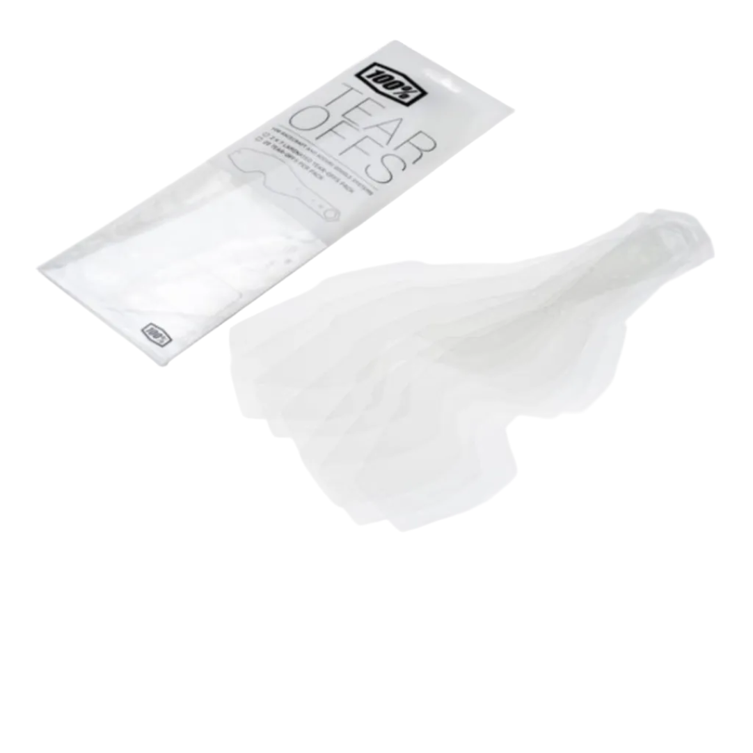 100% Racecraft/Accuri/Strata Tear-Offs, paquet de 7, laminé et transparent