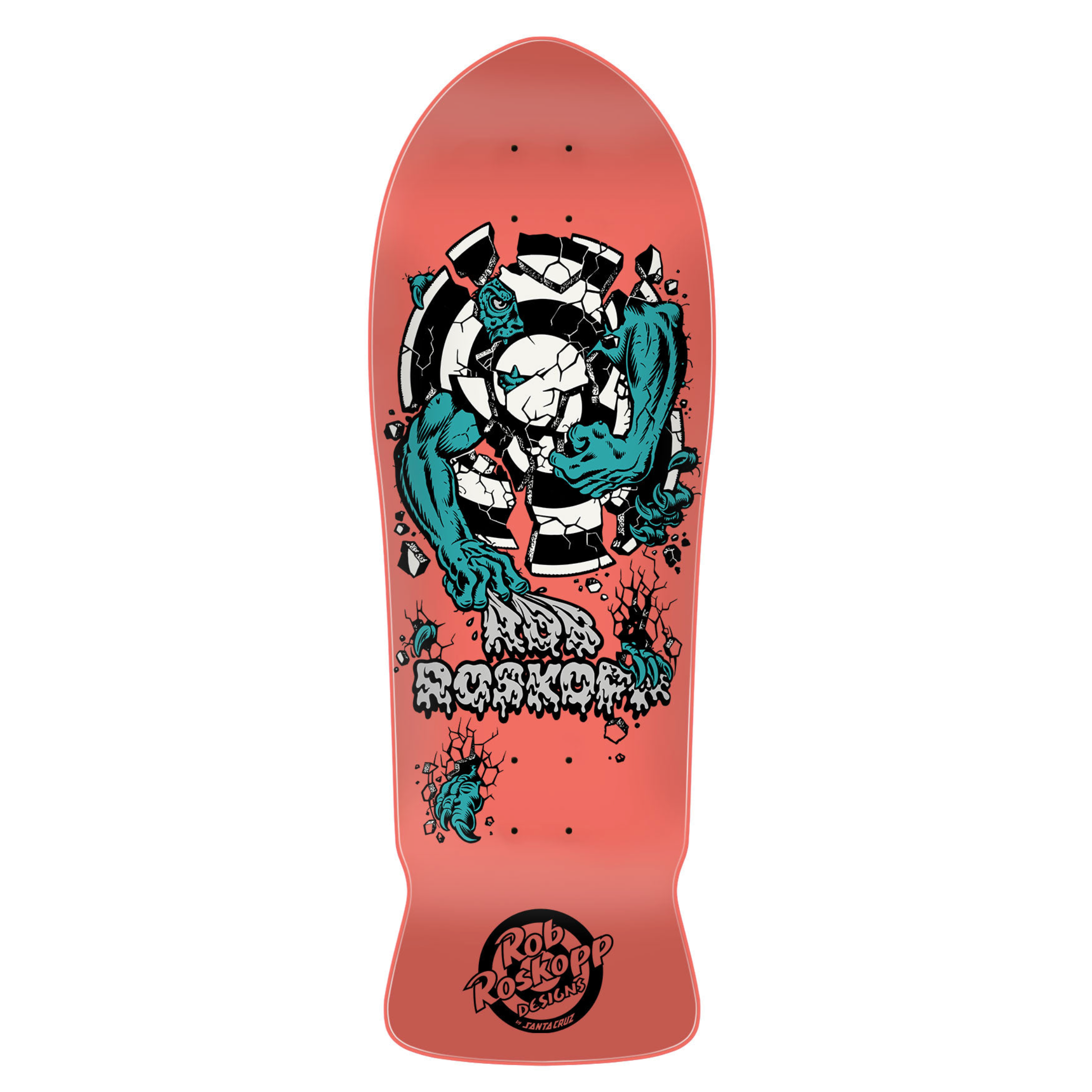 Santa Cruz Roskopp three Reissue Skateboard Deck 10.17in x 30.41in