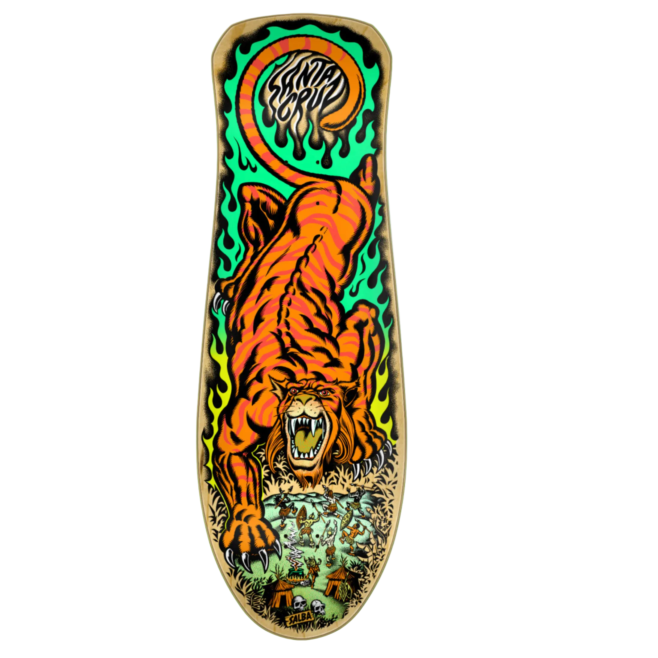 Santa Cruz Salba Tiger Reissue Deck 10.3in x