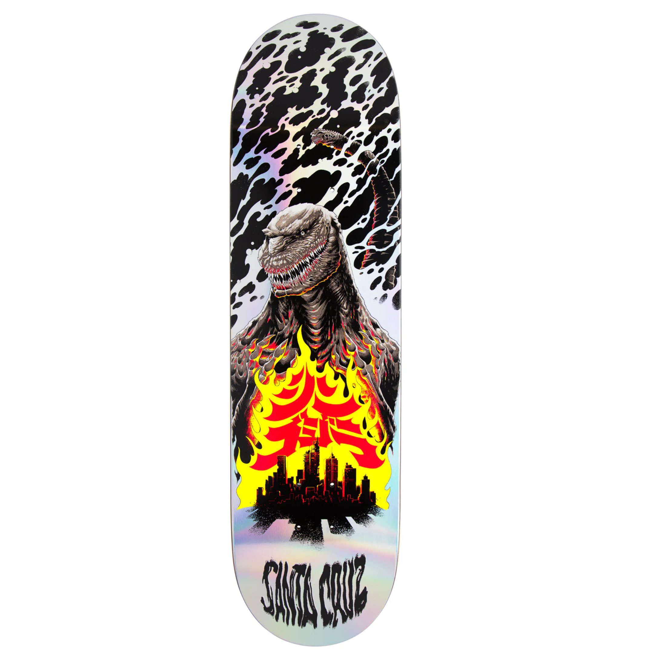 Santa Cruz X Godzilla Shin Knox Firepit Limited Edition 5.0" Deck