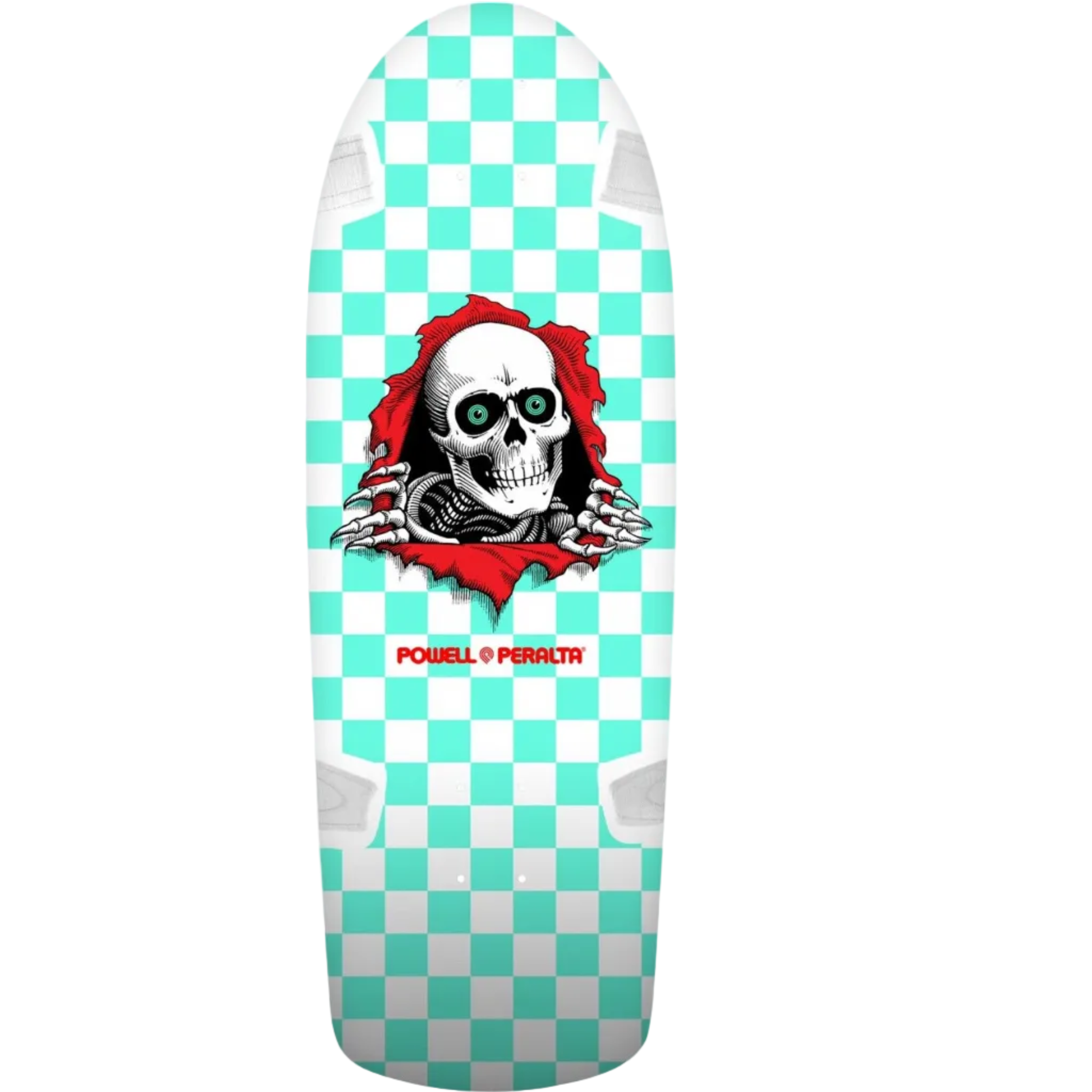 Planche de skate Powell Peralta OG Ripper Checker Reissue 10" - État neuf