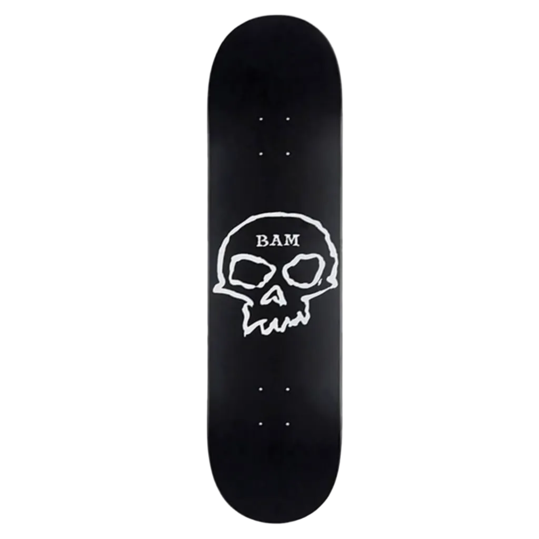 Zero X Bam Margera Single Skull Deck - Black