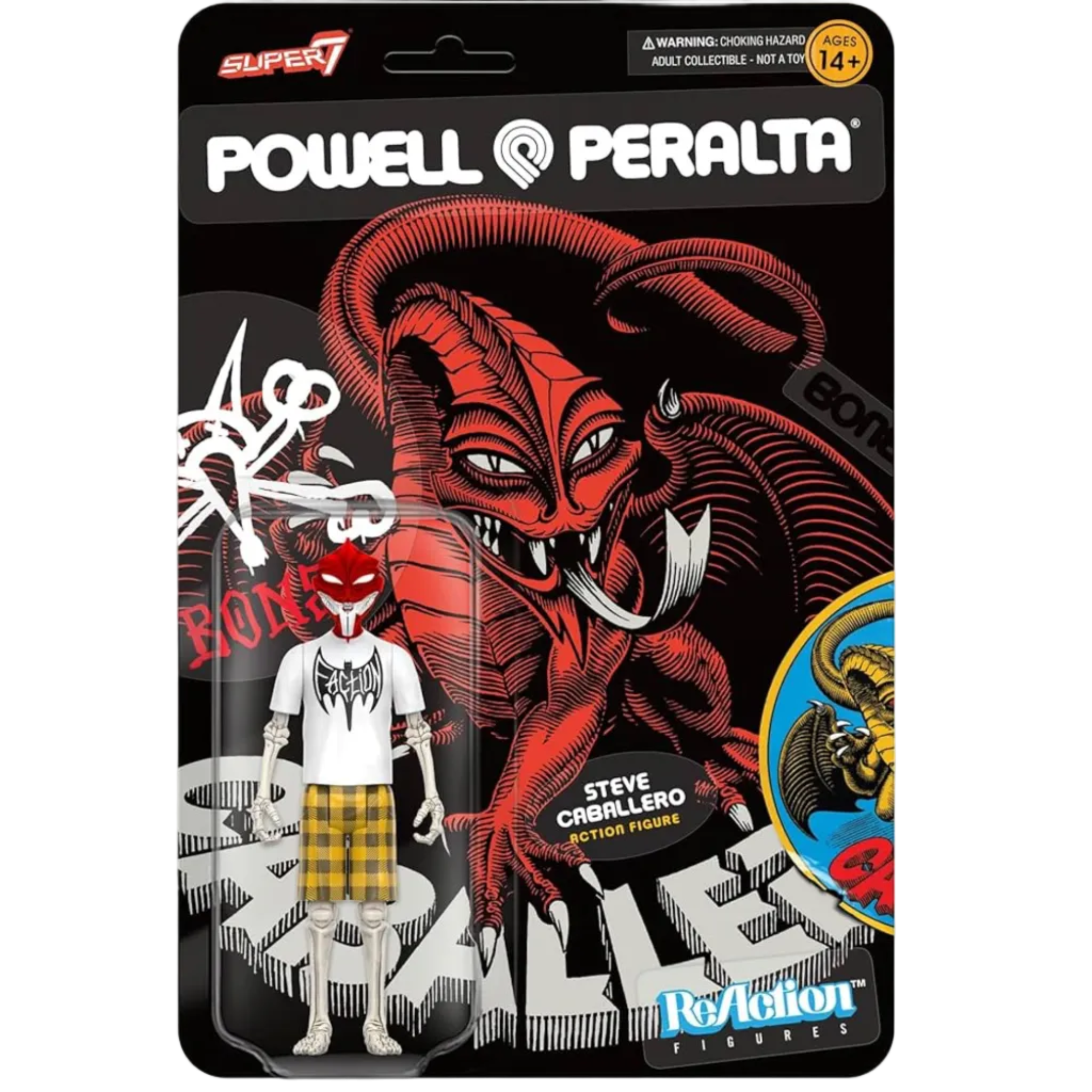 ReAction Figures Wave 2 - Steve Caballero Dragon Hero Figuur
