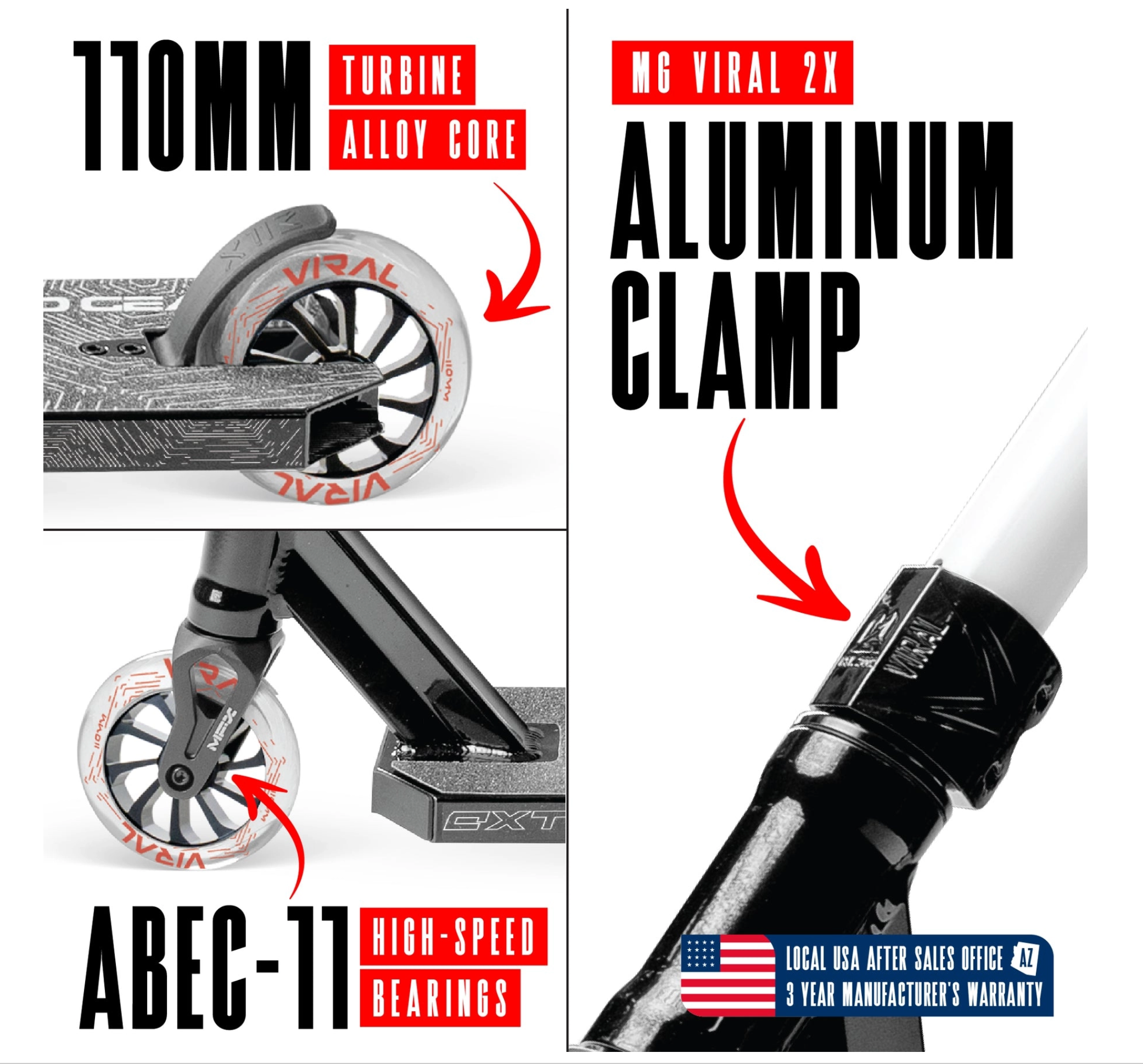 Madd Gear MGP Viral Extreme Scooter - Yin Yang