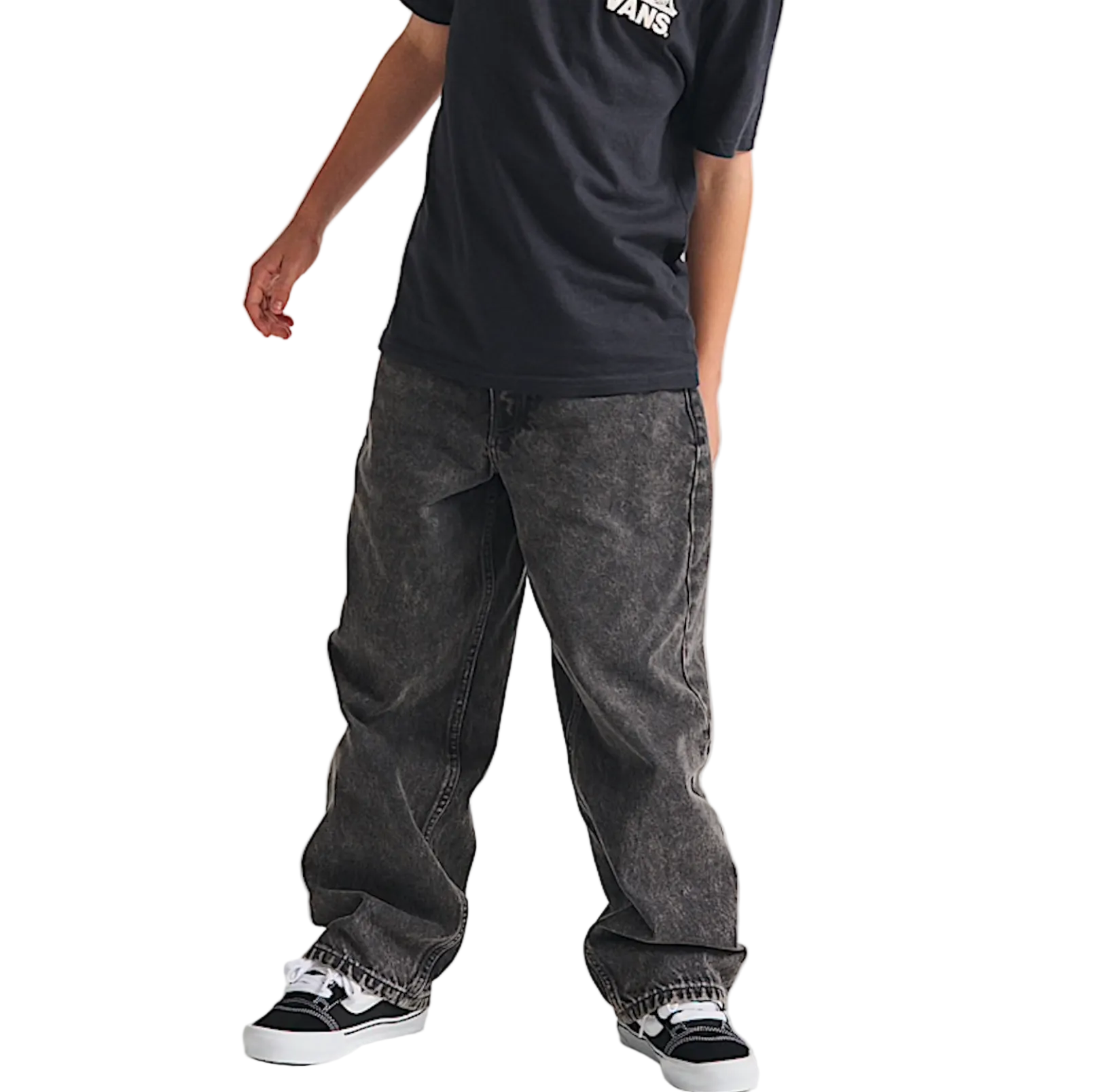Vans Youth Check-5 Baggy Denim - Washed Black