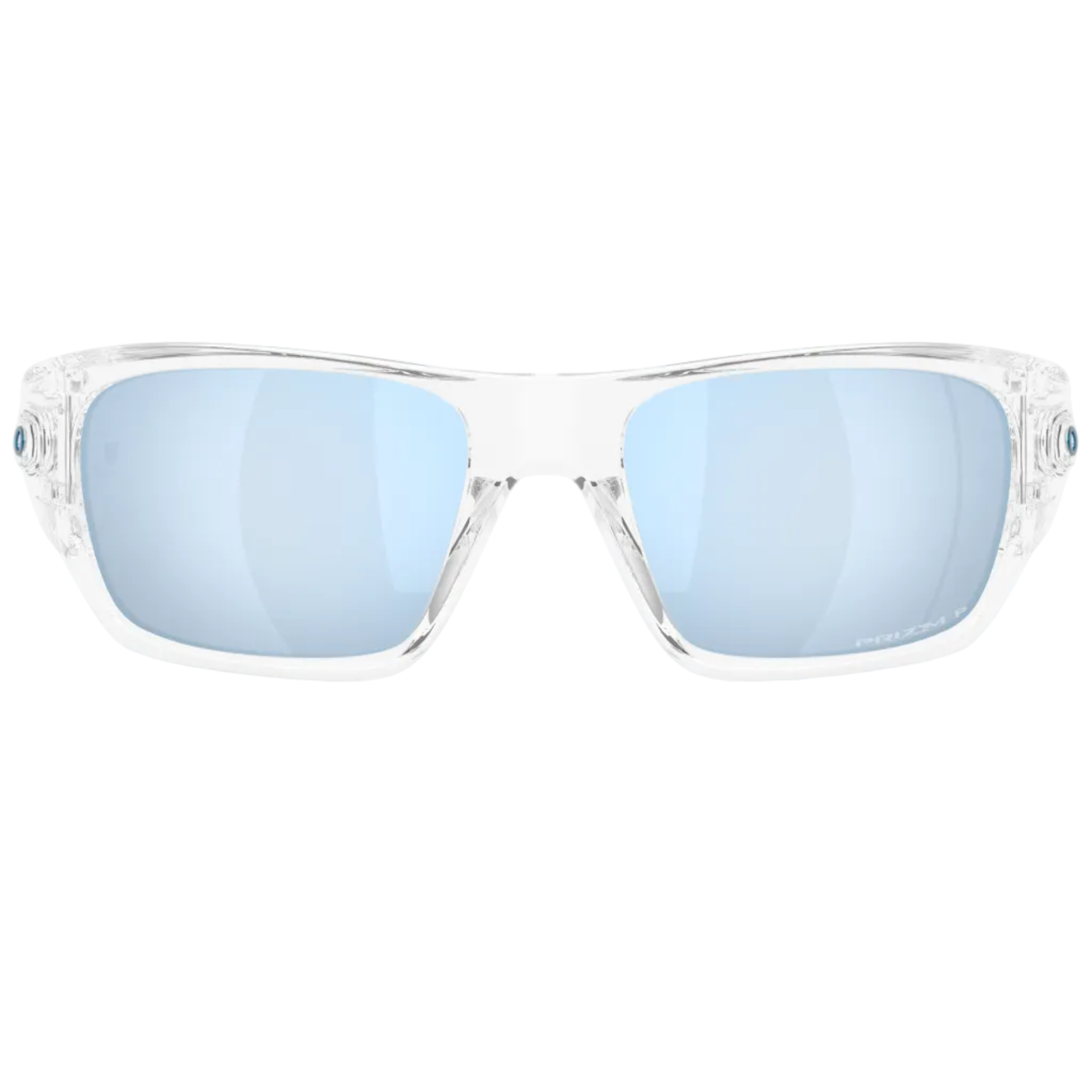 Oakley Masseter Prizm Deep Water Polarized Lens, Polished Clear Sunglasses