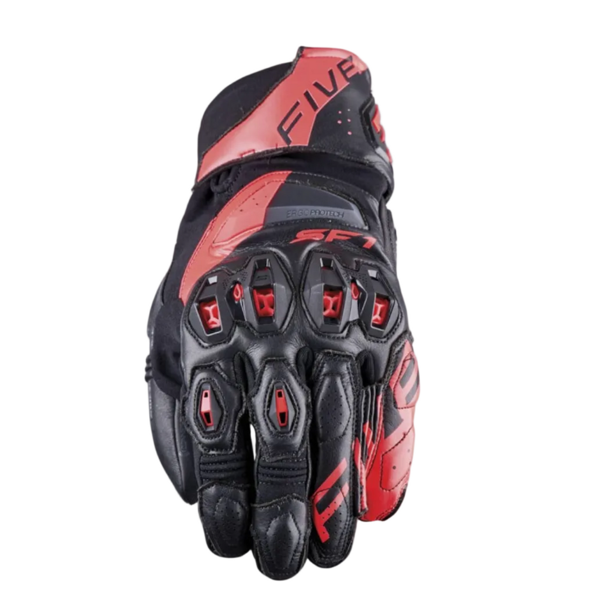 Five SF1 Evo Gloves - Black/Fluo Red