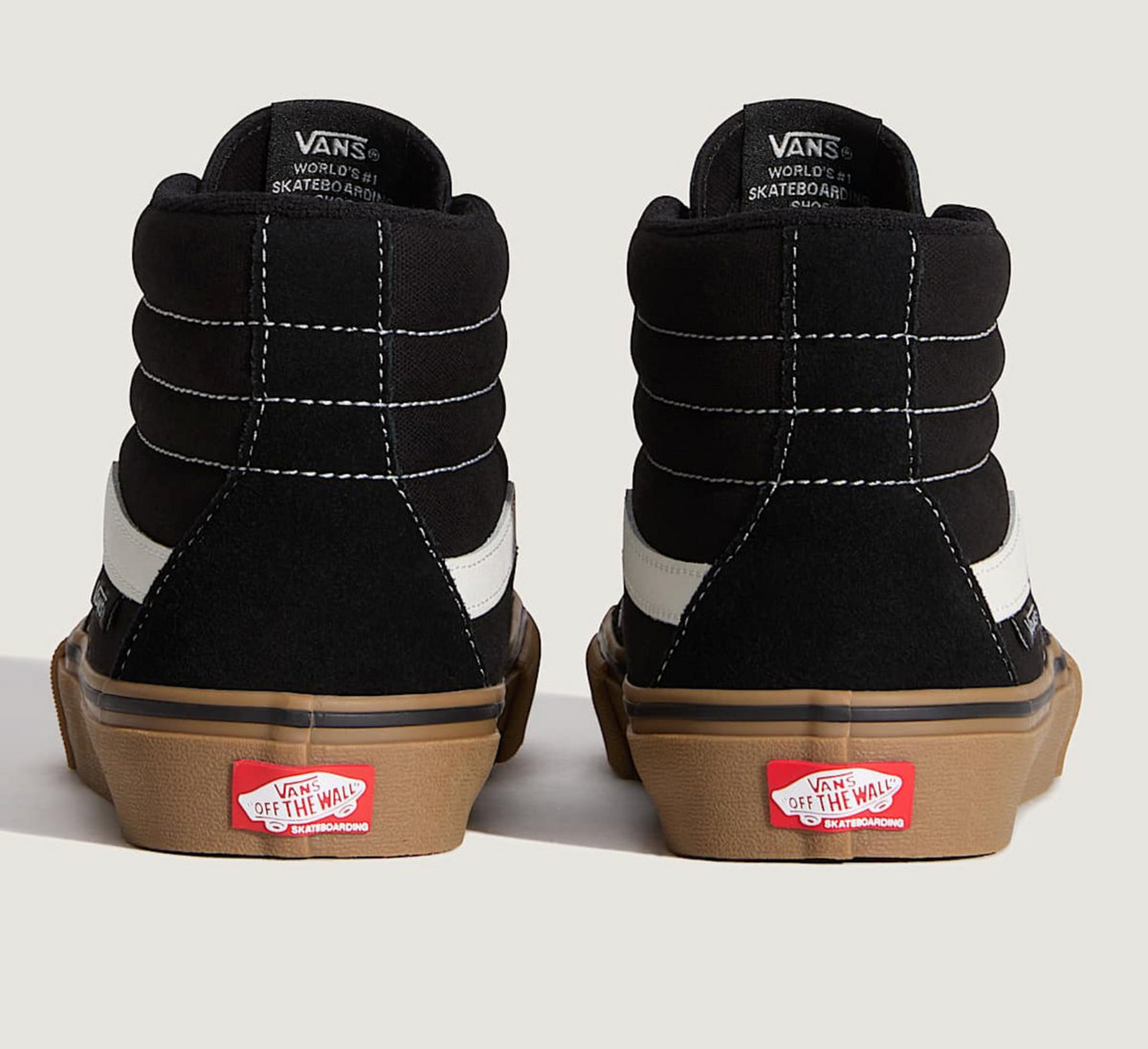 Vans Skate Sk8-Hi - Black/Gum/White