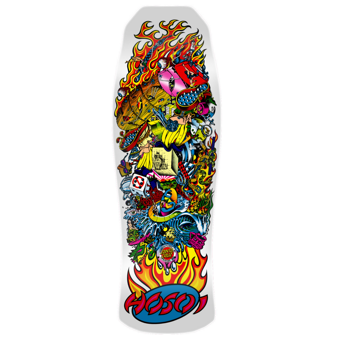 Santa Cruz Christian Hosoi Collage Reissue 10" Skateboard Deck