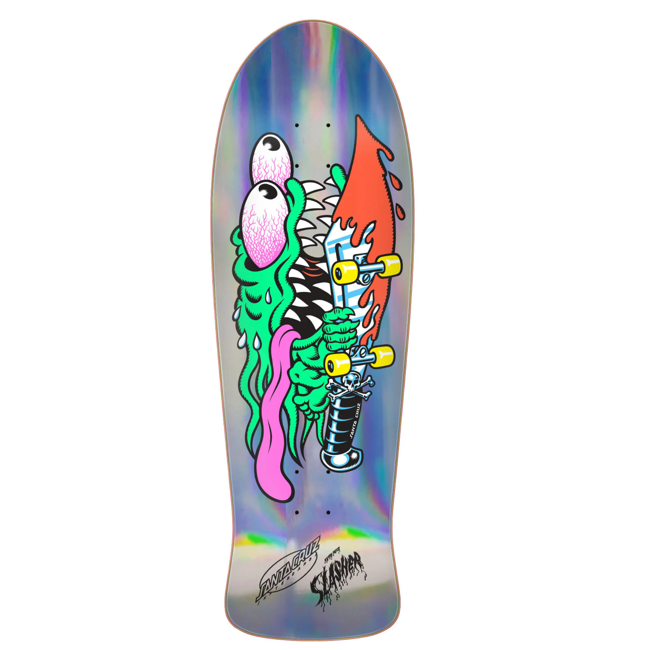 Santa Cruz Meek Slasher Reissue 10.1" Deck - Silver Foil