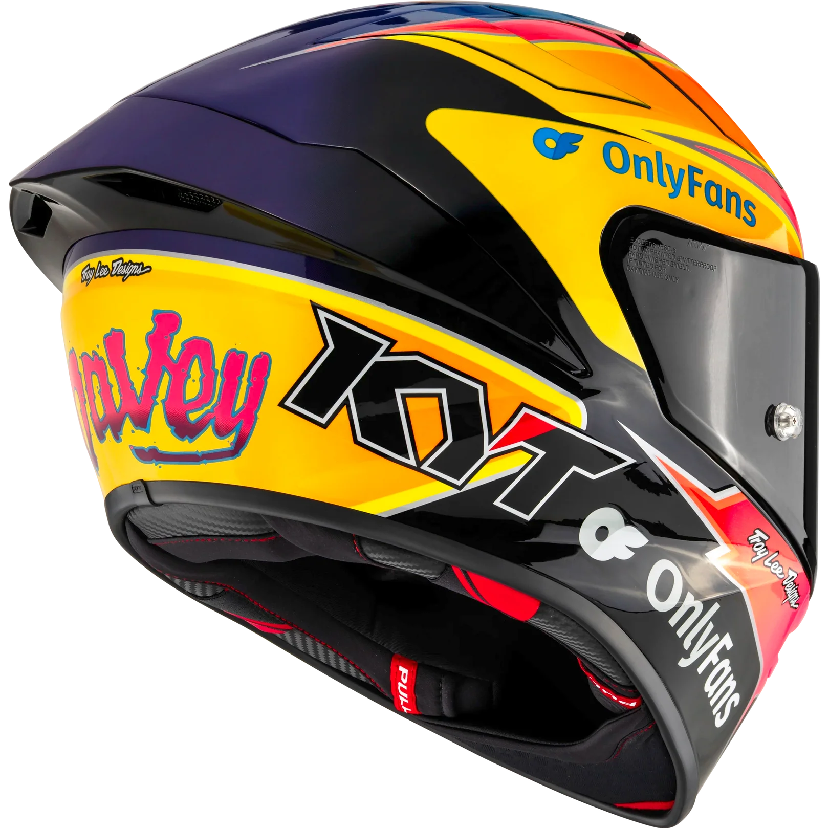 PRE ORDER!!! KYT Davey Todd Special Edition KX-1 Race Gp Helmet With Signed Holographic Trading Card