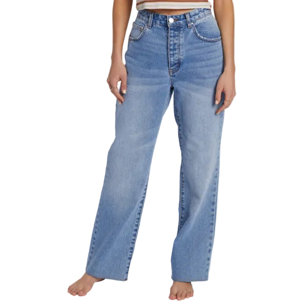Billabong Dames Rachel Boyfriend Jeans - Medium Indigo Fade
