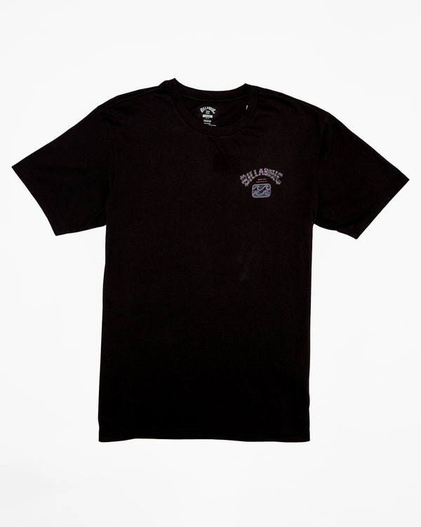 Billabong Theme Arch Tee - Washed Black