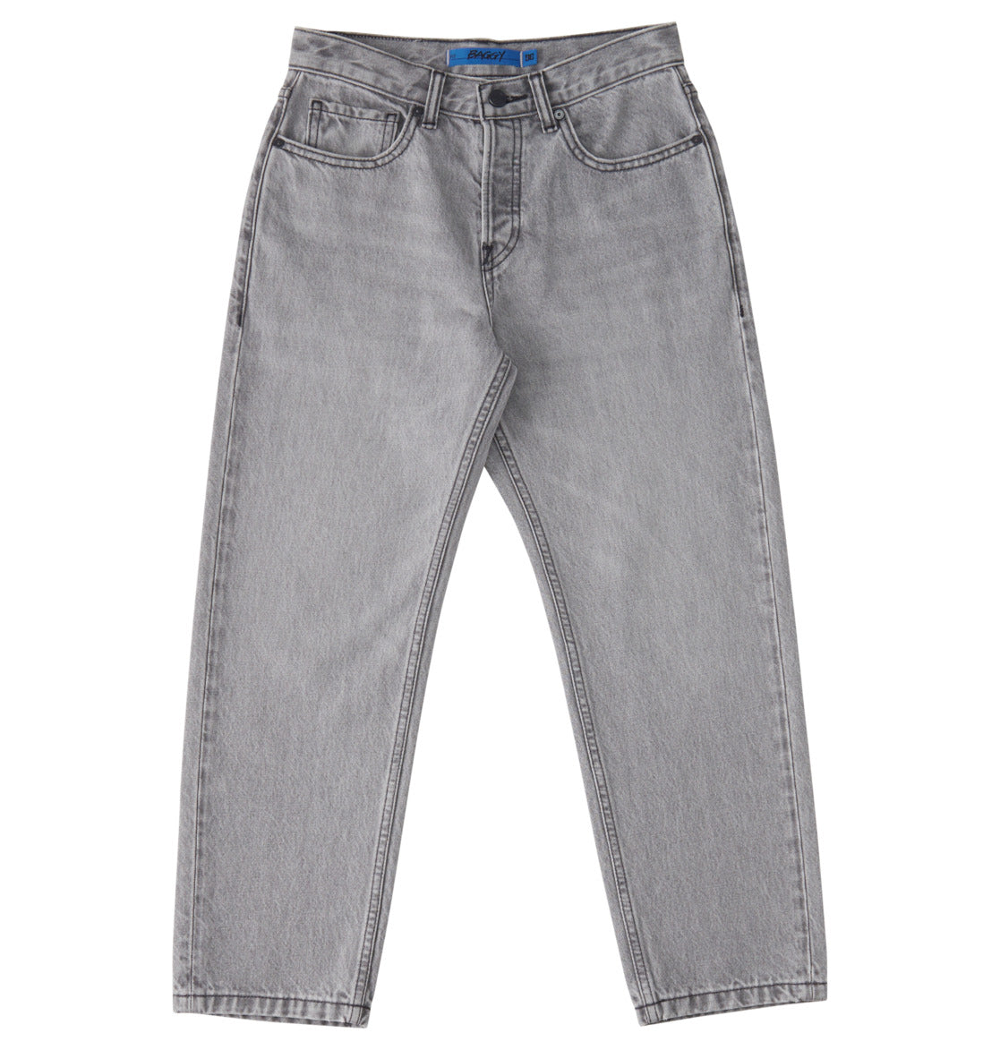 DC Youth Worker Baggy Jeans - Grey Wash