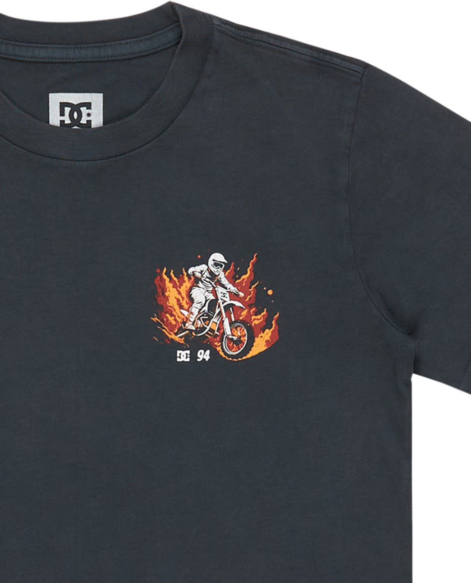 DC Youth Leading The Pack T-Shirt - Worn Black