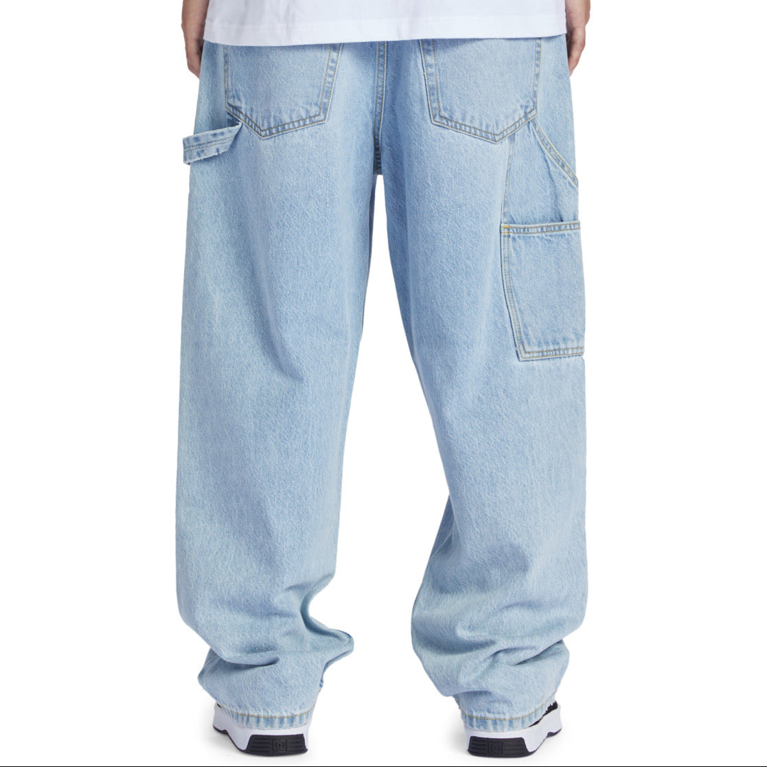 DC Worker Carpenter Baggy Jeans - Indigo Light