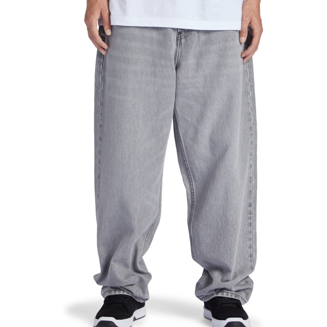 DC Worker Baggy Denim - Grey Wash