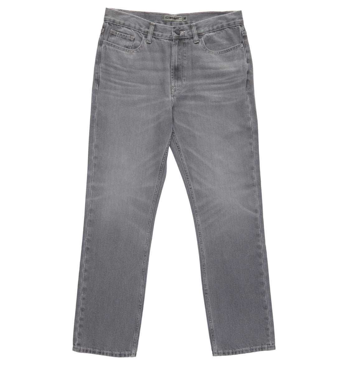 DC Worker Straight Jeans - Gewassen Grijs