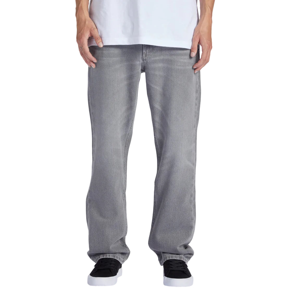 DC Worker Straight Jeans - Gewassen Grijs