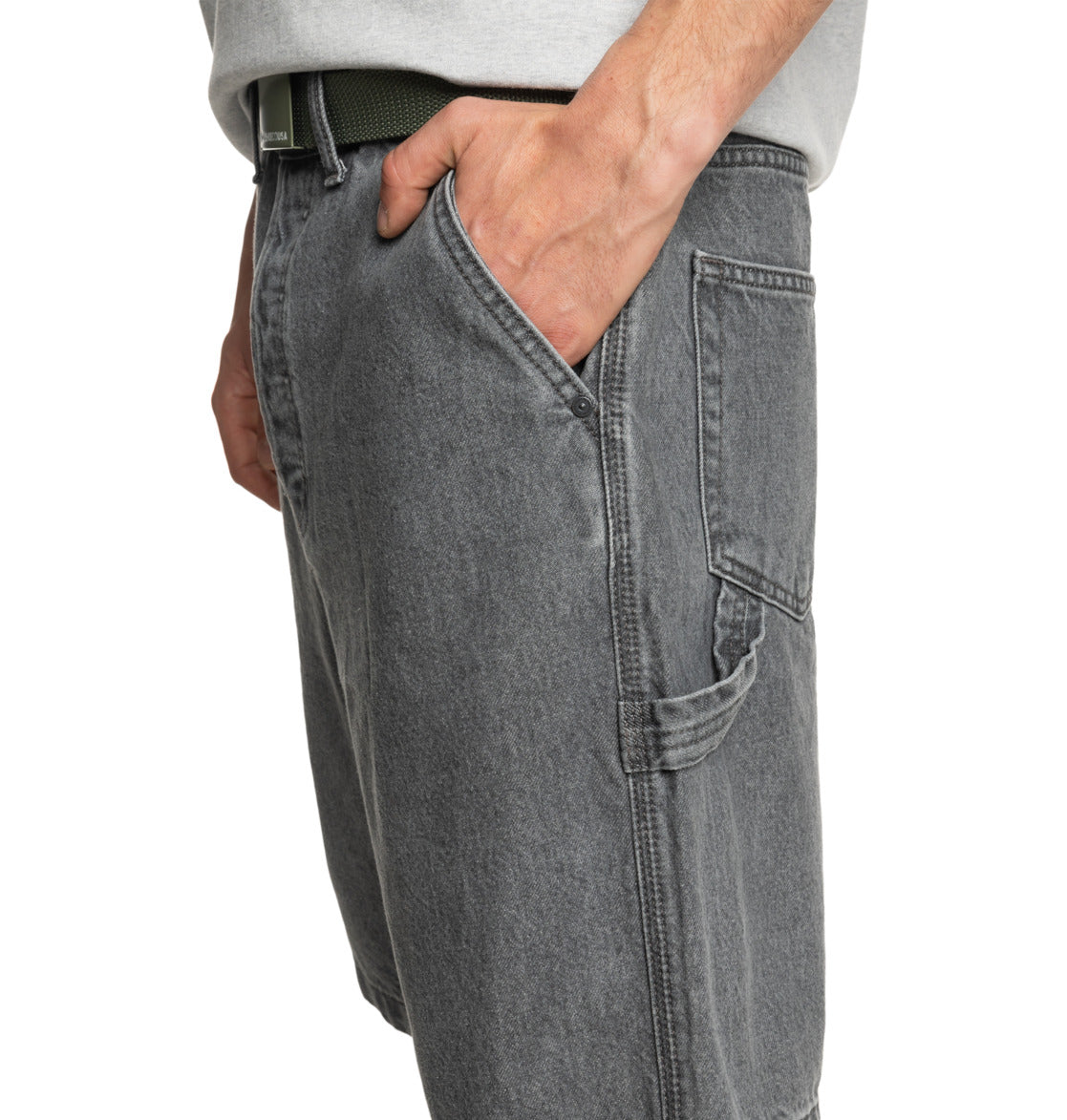 DC Carpenter 22" Denim Short - Medium Grey