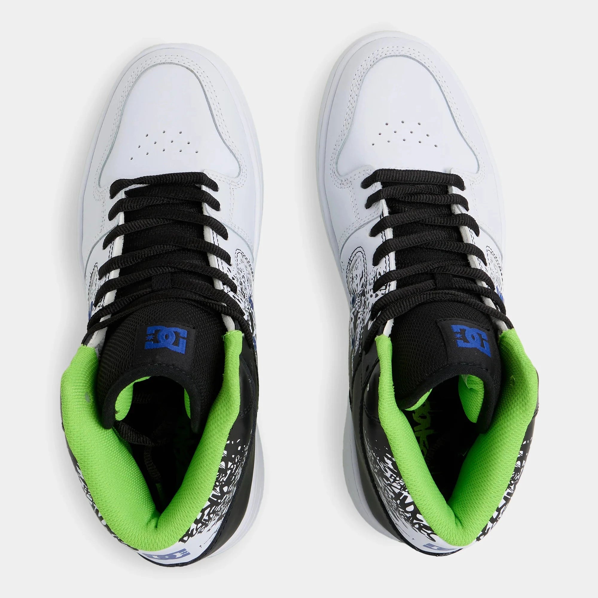 DC Ken Block 43i Manteca High - Zwart/Wit/Groen