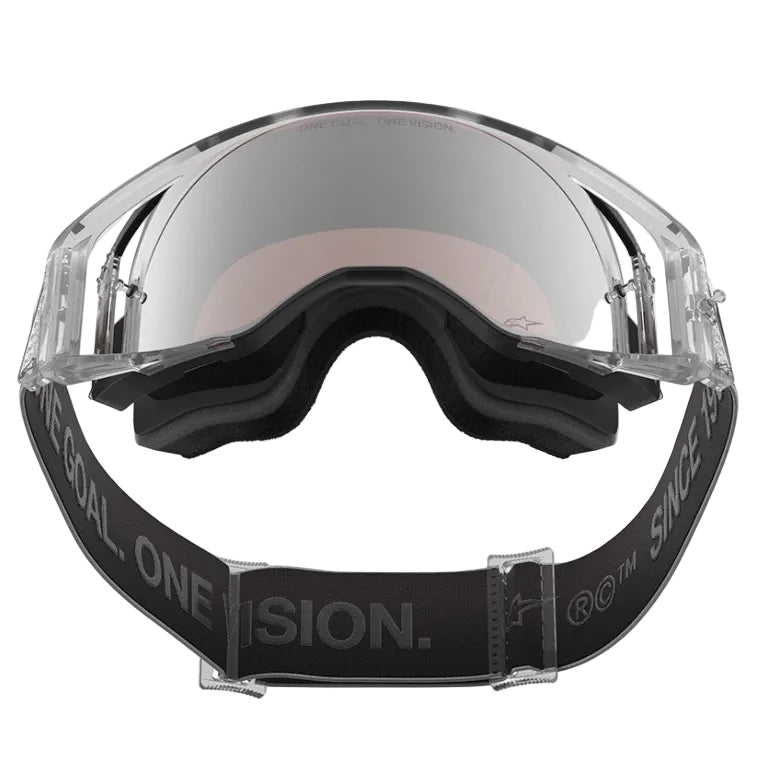 Alpinestars Limited Edition DNGR38 XXV Supertech Vision Goggle - Silver Black Mirror Silver