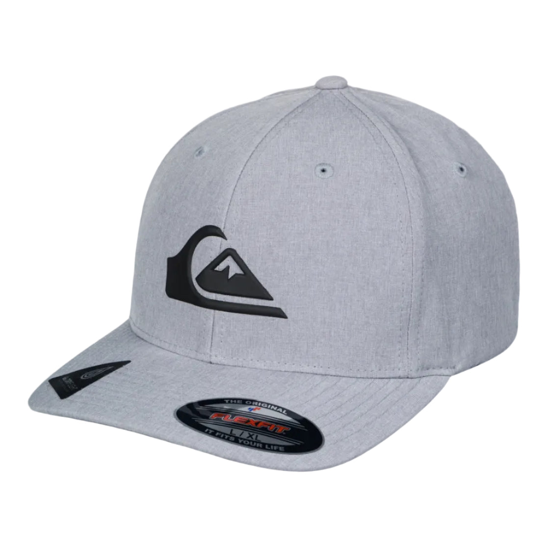 Quiksilver Amped Up Flexfit Hat - Sleet Heather