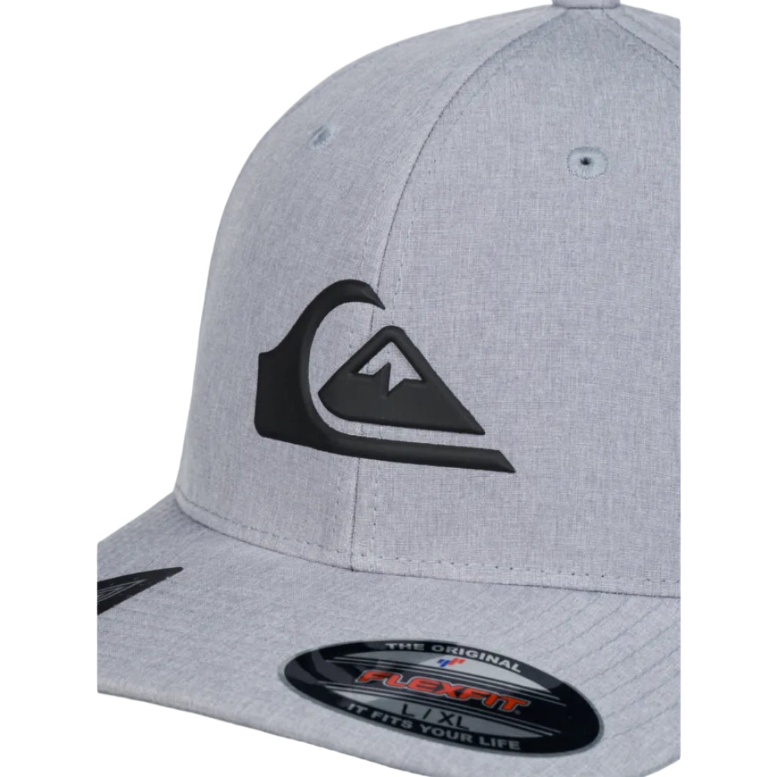 Quiksilver Amped Up Flexfit Hat - Sleet Heather