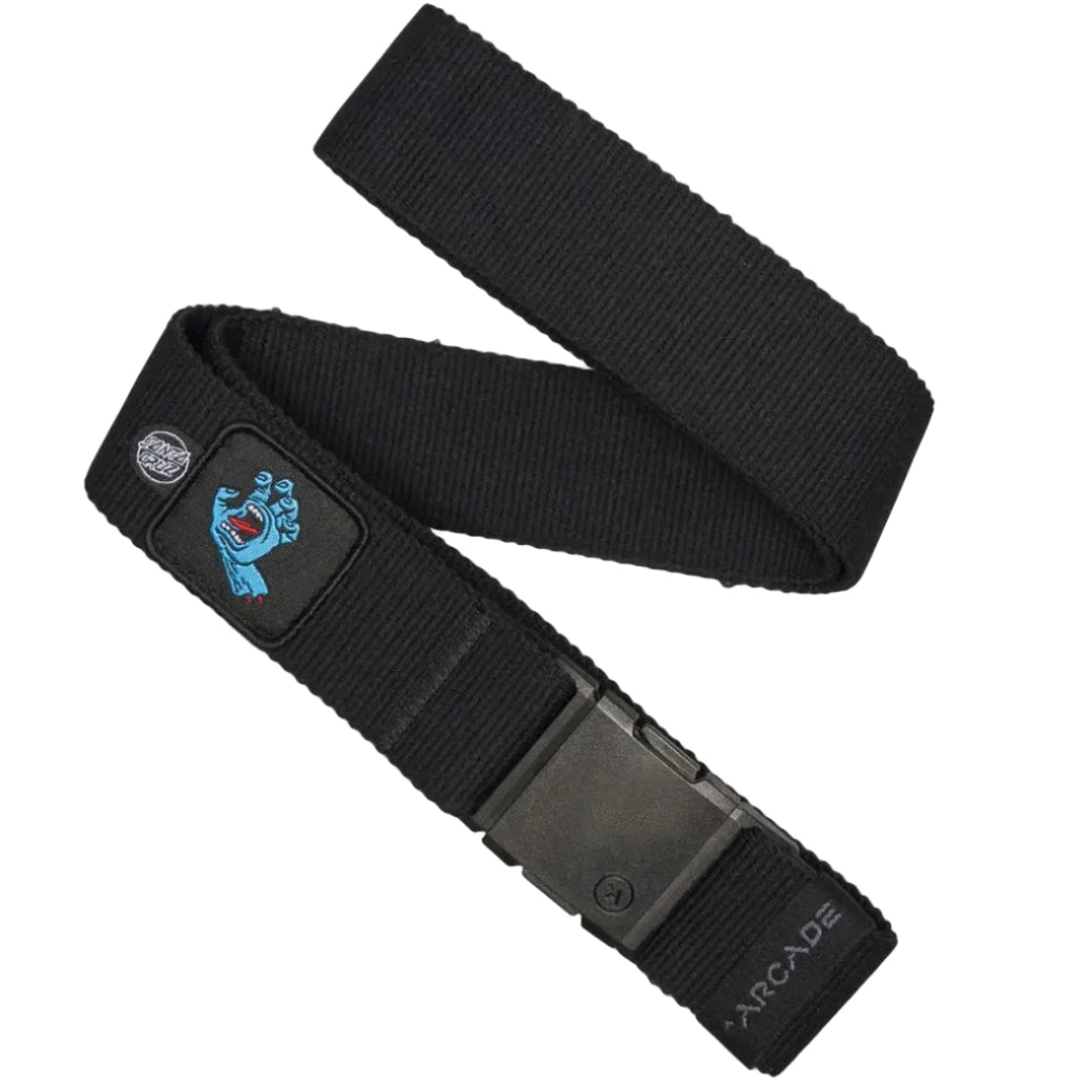 Santa Cruz Screaming Hand Adventure Stretch Belt - Zwart