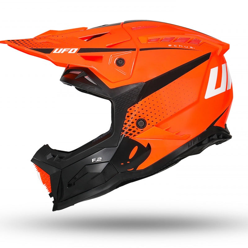 UFO Echus Motocrosshelm - Fluor Oranje/Zwart