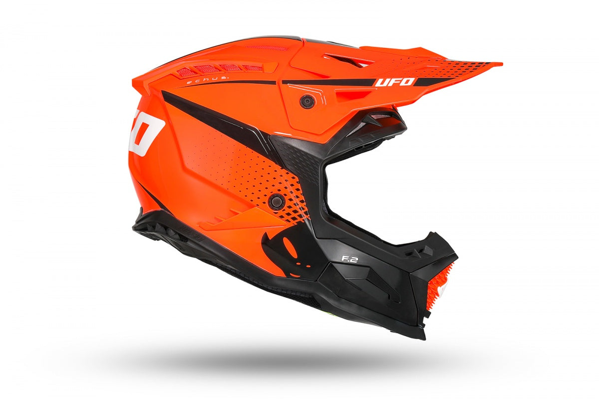 UFO Echus Motocrosshelm - Fluor Oranje/Zwart