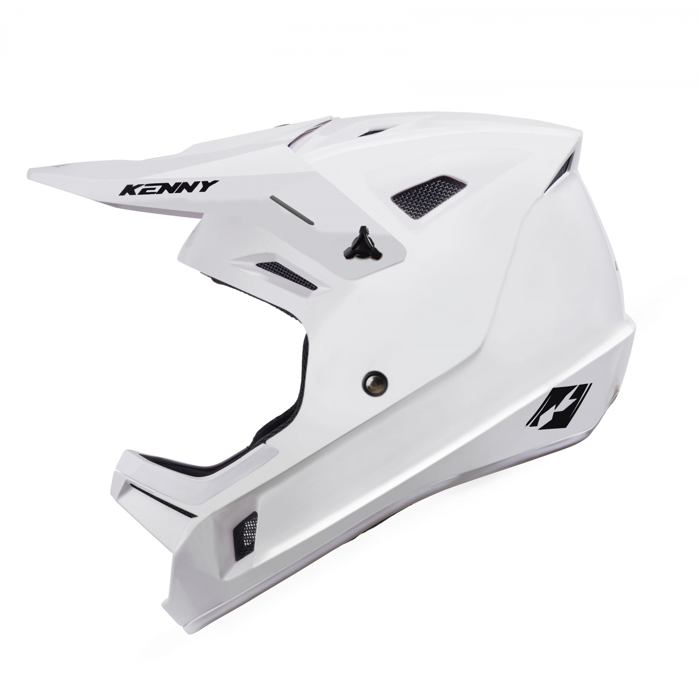 Kenny Decade Motocross Helmet - Solid White