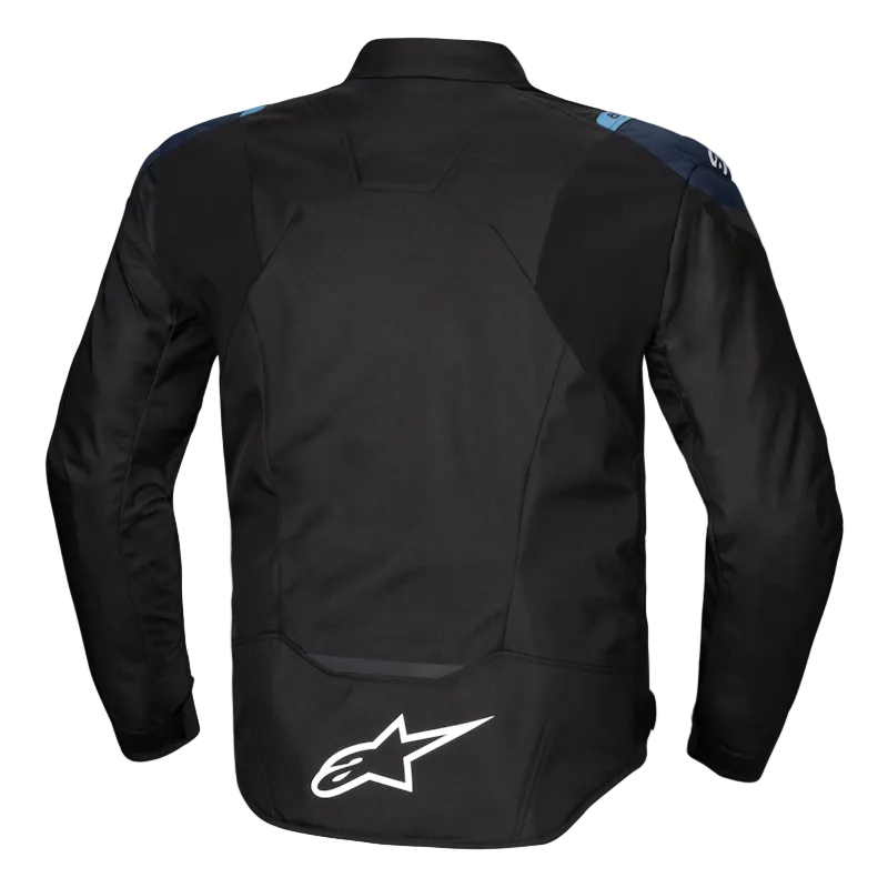 T-Jaws Waterdichte V4 Jas - Zwart/Donkerblauw/Blithe Blue