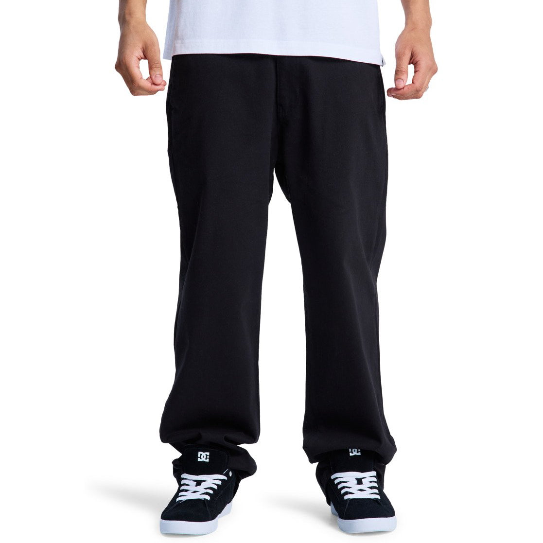 Pantalon Chino Coupe Relax DC Worker - Noir