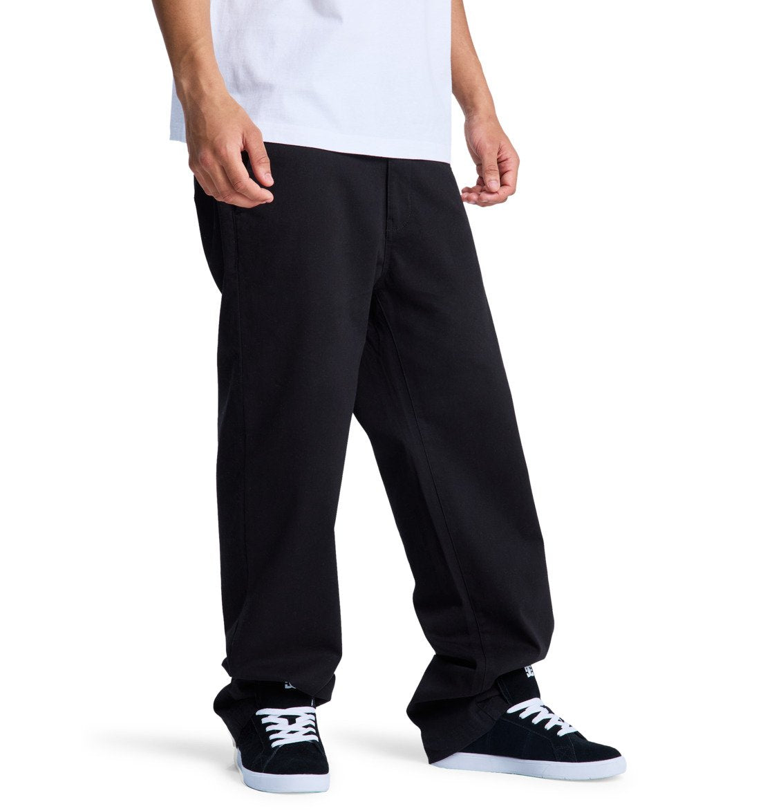 Pantalon Chino Coupe Relax DC Worker - Noir