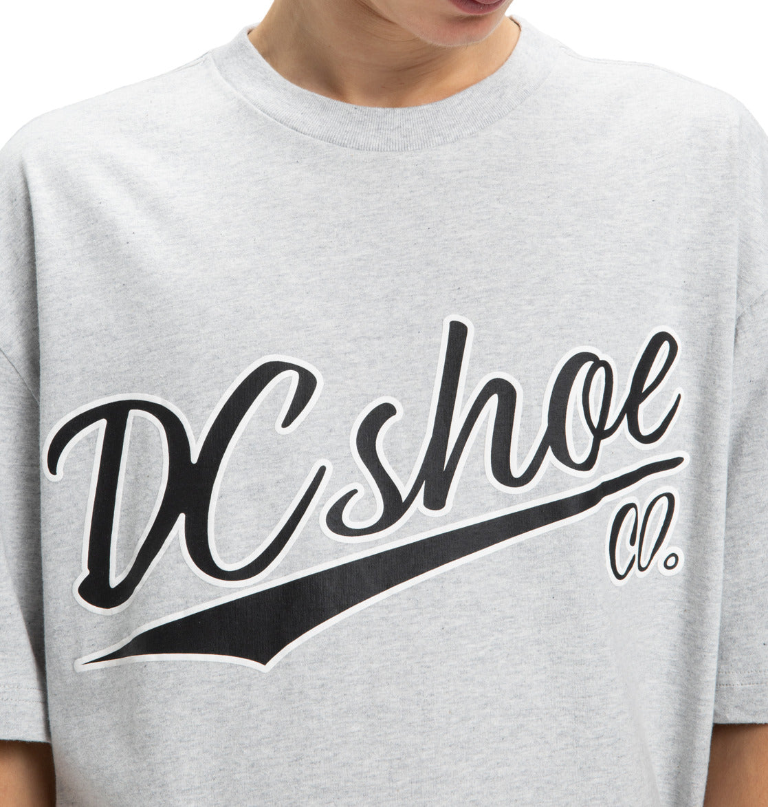 DC Substitude T-shirt - Lichtgrijs gemêleerd