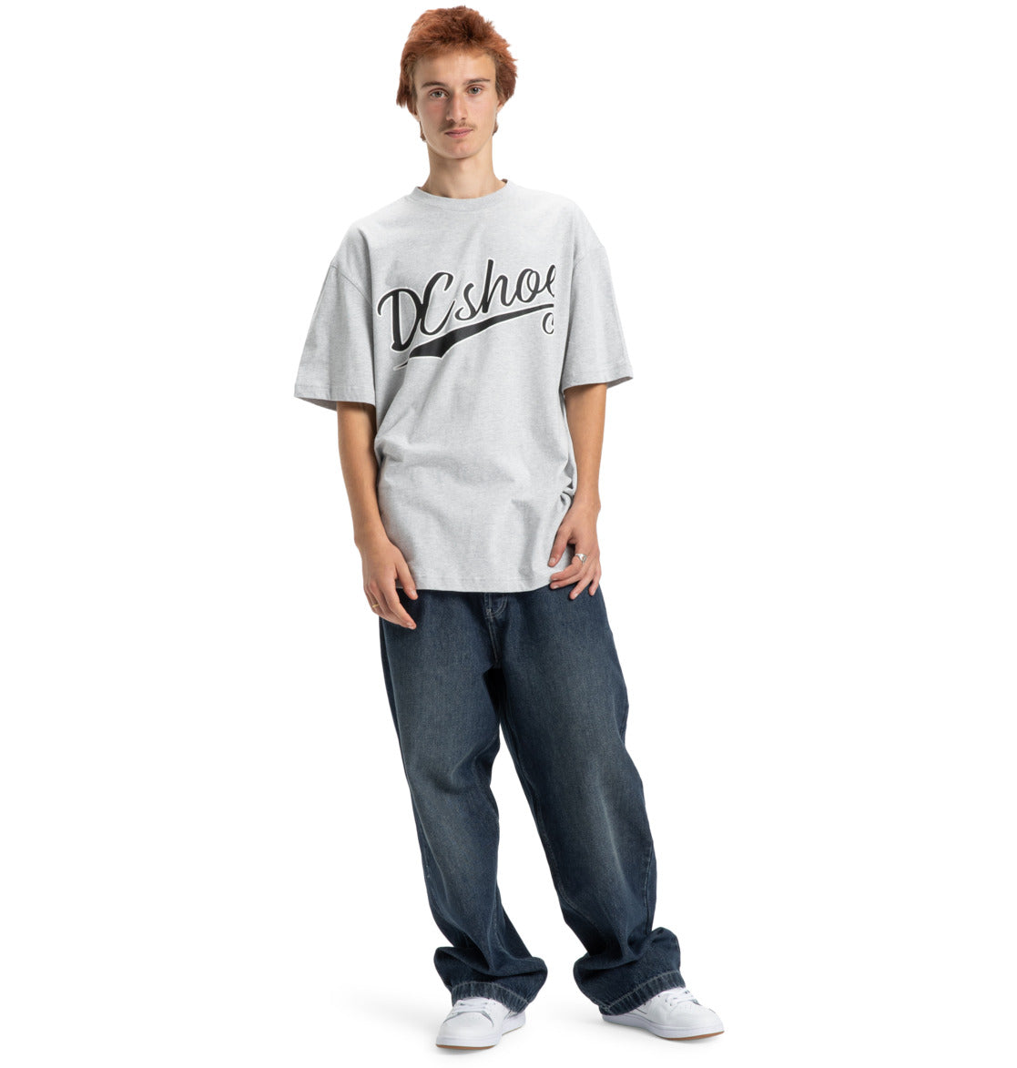 DC Substitude T-shirt - Lichtgrijs gemêleerd