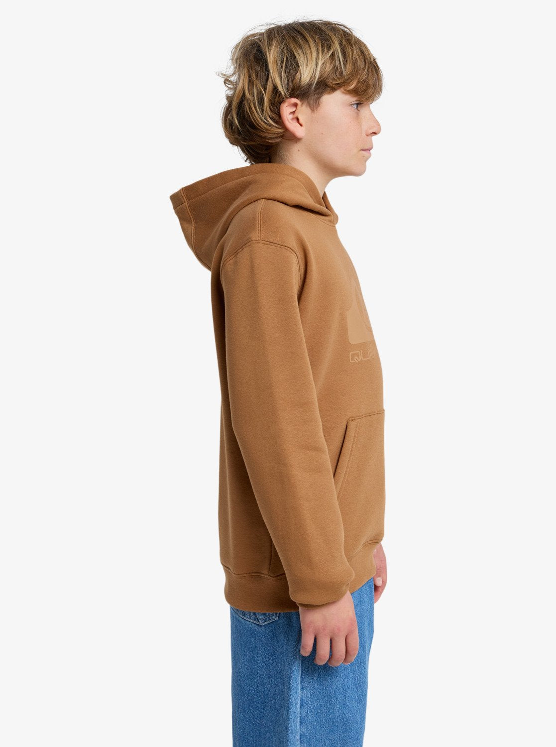 Quiksilver Youth Comp Hoodie 8-16 jaar - Tabaksbruin