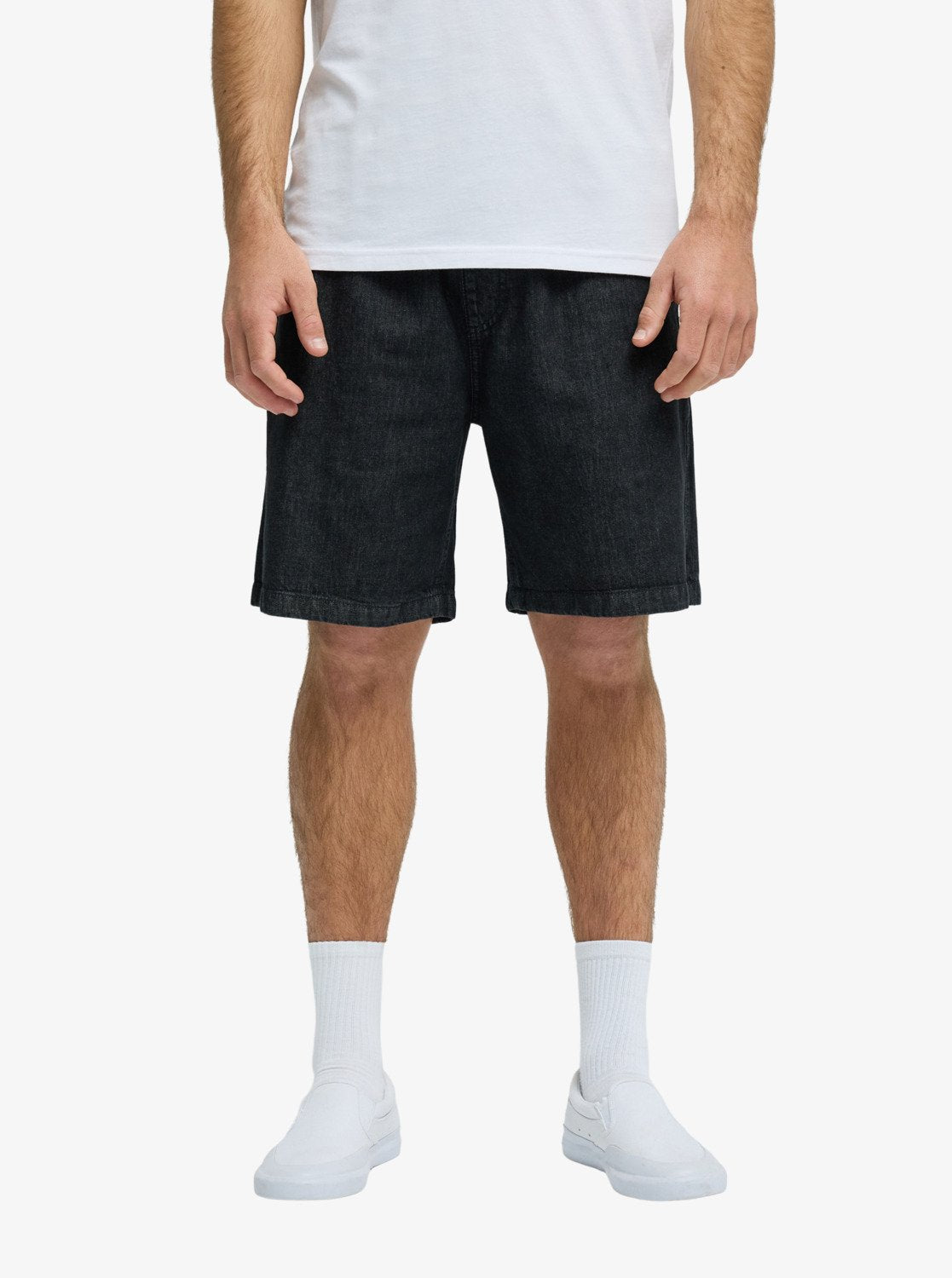 Quiksilver Taxer Mens Denim Short - Black