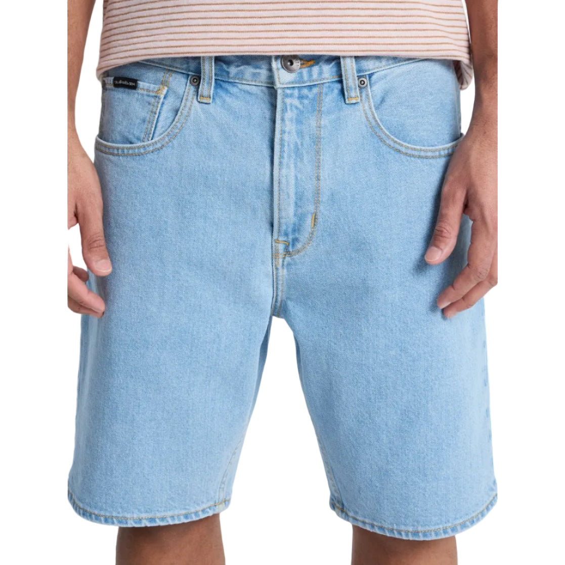 Quiksilver Regular Mens Denim Short - Indigo Light