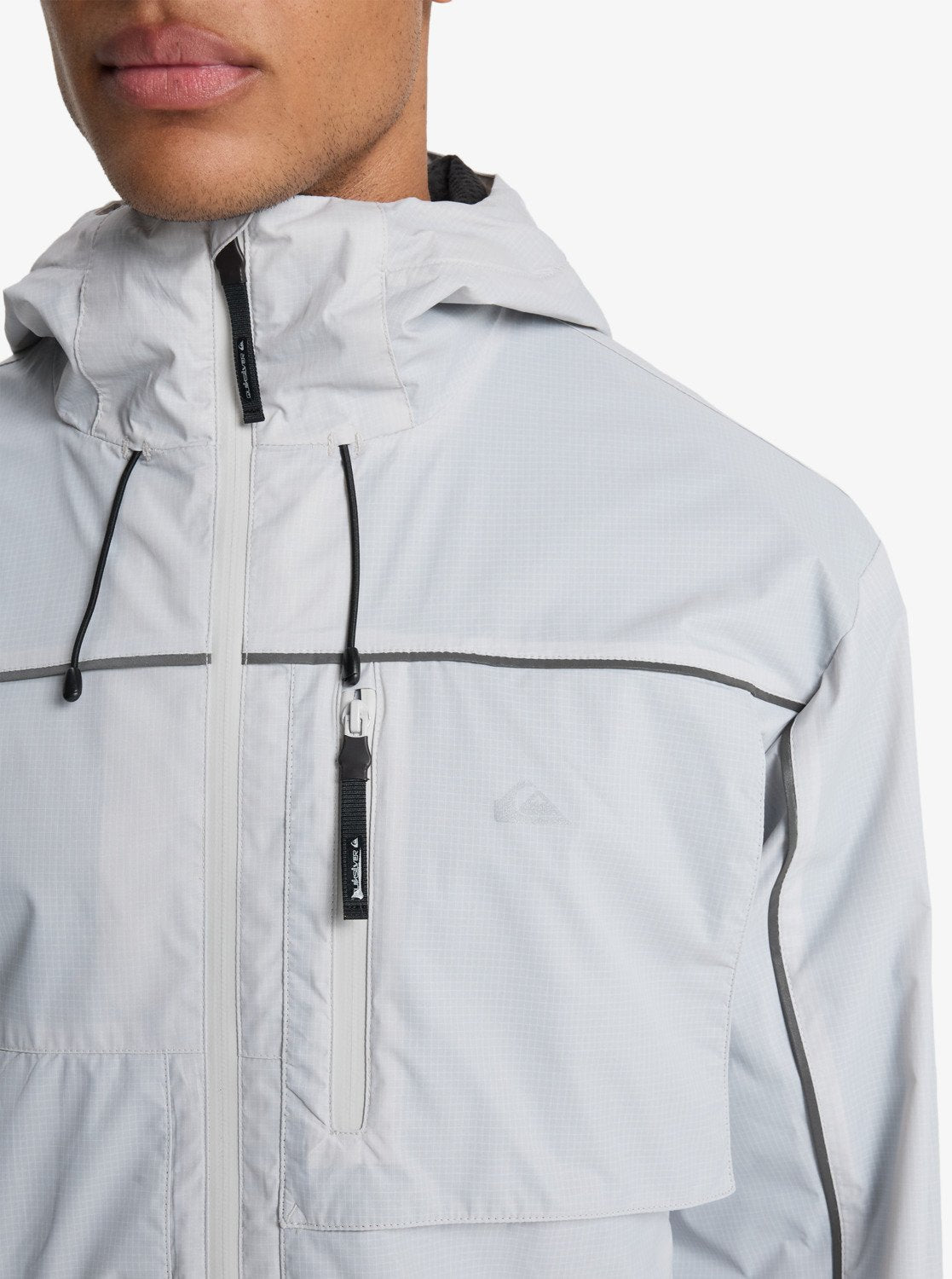 Quiksilver Full Rig - Waterproof Hooded Jacket - Micro Chip