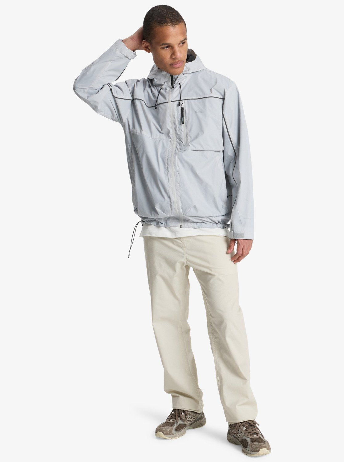 Quiksilver Full Rig - Waterproof Hooded Jacket - Micro Chip