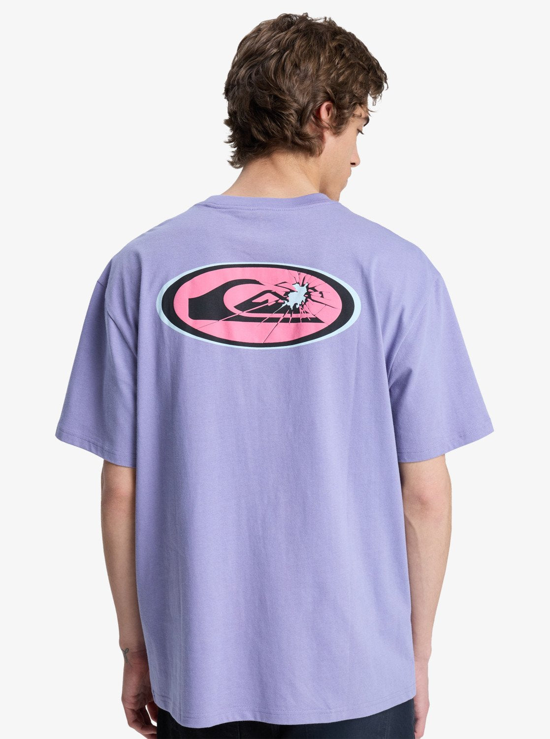 T-shirt à manches courtes pour homme Quiksilver Fractured Wave - Daybreak