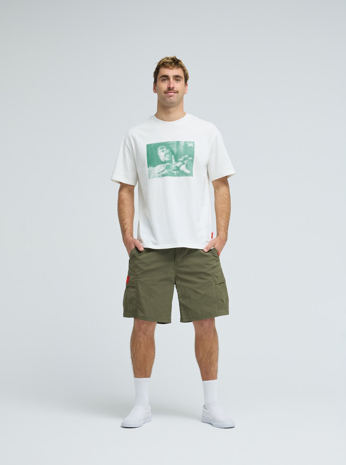 Quiksilver X Bob Marley Redemption T-Shirt - White