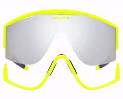 Pit Viper The Try-Hard The Hot Dogger Silver Revo Lens Sunglasses